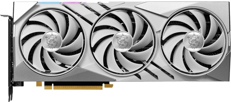 Видеокарта MSI GeForce RTX 4070 SUPER 12GB GDDR6X GAMING X SLIM WHITE (912-V513-656) фото 2