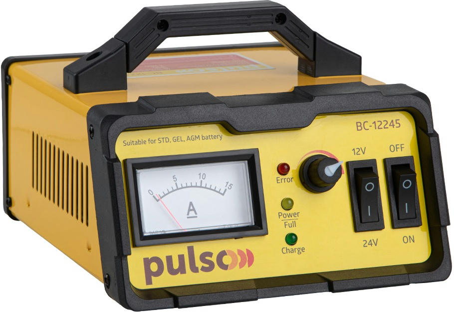 Зарядний пристрій PULSO імпульсний 12-24В 0-15A (BC-12245)фото2