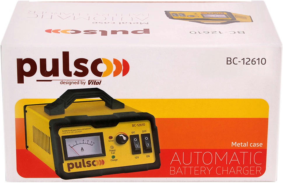 Зарядное устройство PULSO импульсное 6-12В 0-10A (BC-12610) фото 5
