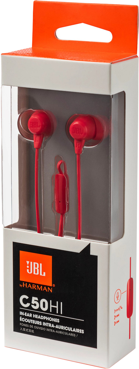 Навушники JBL C50HI Red (JBLC50HIRED)фото4