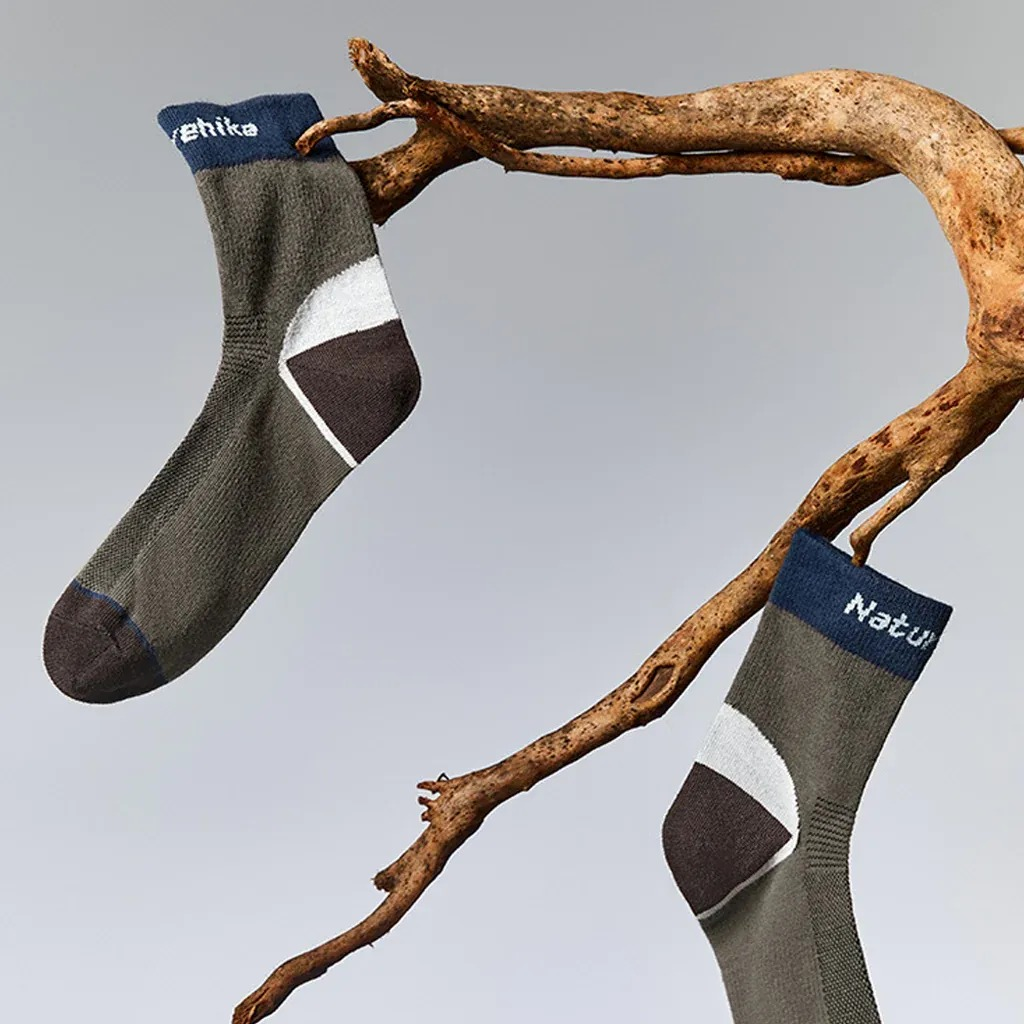 Шкарпетки високі швидковисихаючі Naturehike CNH23WZ089, розмір L, сіріфото2