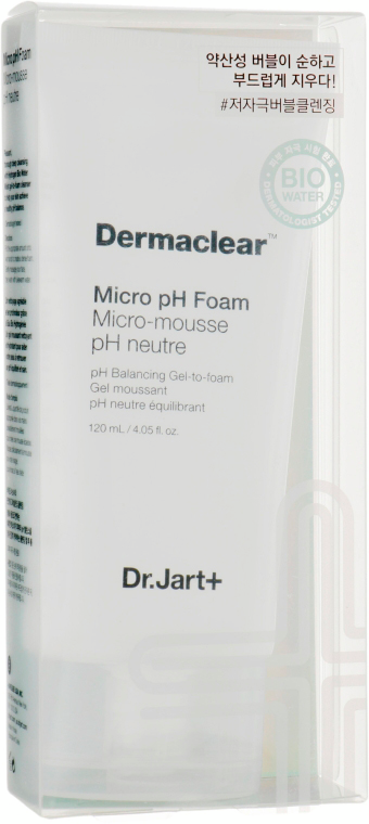 Гель-пінка для вмивання Dr.Jart+ Dermaclear Micro pH Foam Cleanser 120гфото2
