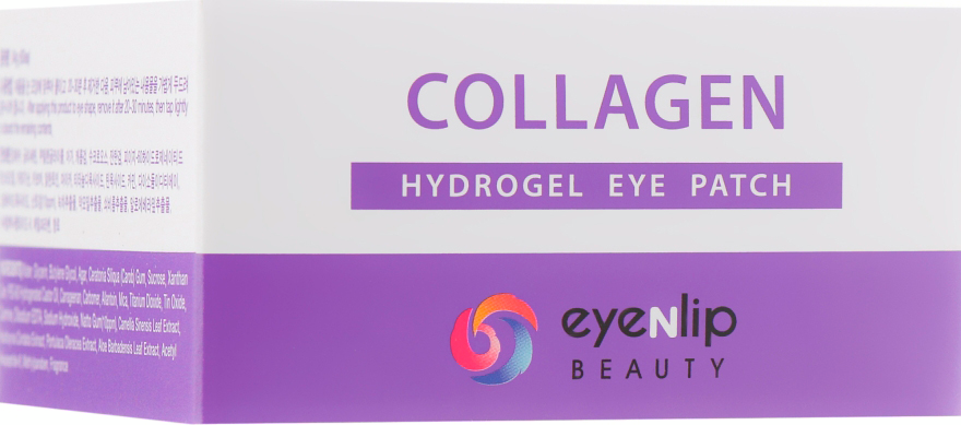 Патчі гідрогелеві під очі Eyenlip Collagen Hydrogel Eye Patch з колагеном 60штфото3