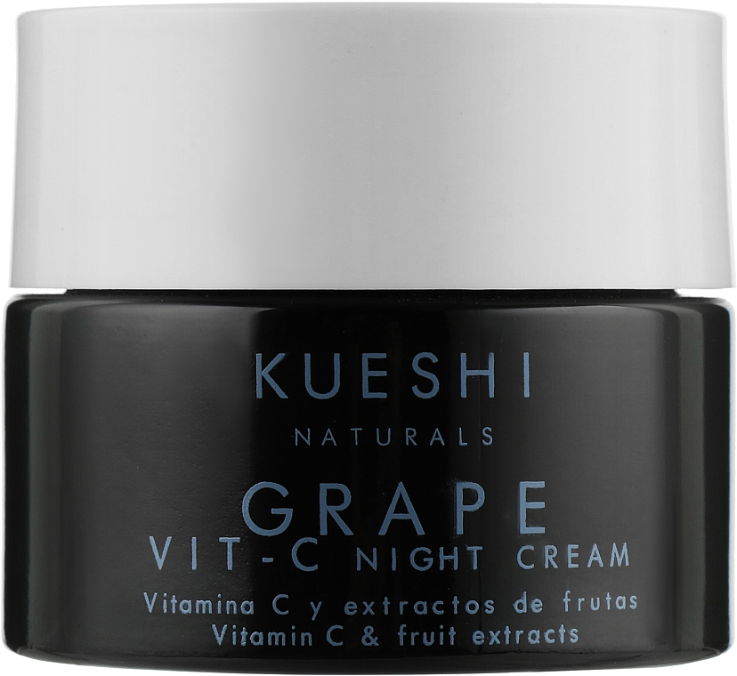 Крем для обличчя нічний Kueshi grape super fruit vit-C day cream виноград 50млфото2