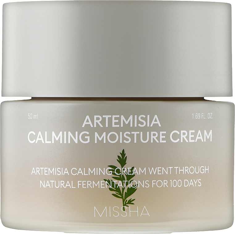 Зволожувальний крем для обличчя Missha Artemisia Calming Moisture Cream 50млфото3