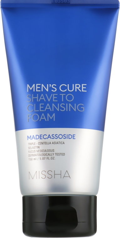 Пенка для бритья Missha Men's Cure Shave To Cleansing Foam 150мл фото 2