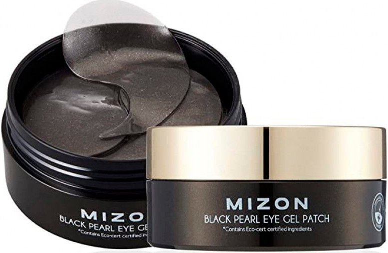 Патчи гидрогелевые Mizon Black Pearl Eye Gel Patch с экстрактом черного жемчуга 60шт фото 2