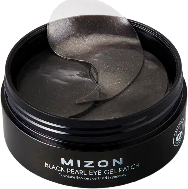 Патчи гидрогелевые Mizon Black Pearl Eye Gel Patch с экстрактом черного жемчуга 60шт фото 4