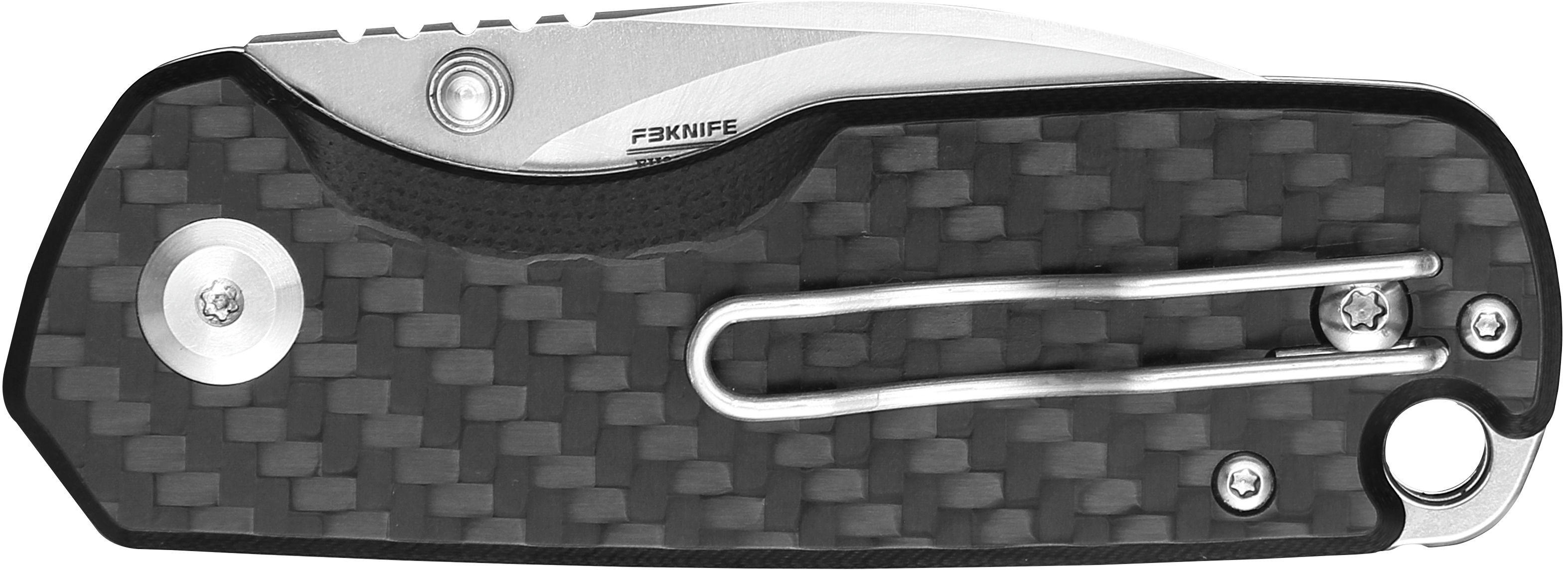 Нож складной Firebird FH925-CF черное тиснение фото 3