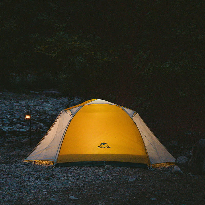 Палатка двухместная Naturehike CNK2300ZP024, желтая фото 5