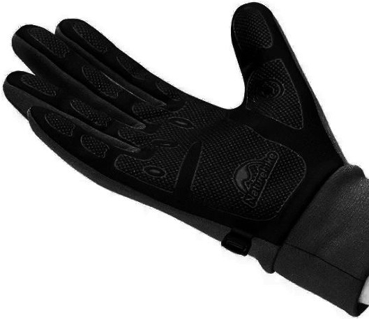 Перчатки трикотажные с улучшенным хватом Naturehike NH20FS032, размер XL, черные фото 2
