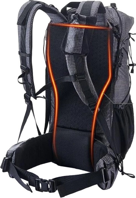 Рюкзак туристичний Naturehike Rock NH19BP095, 60+5 л, чорнийфото3