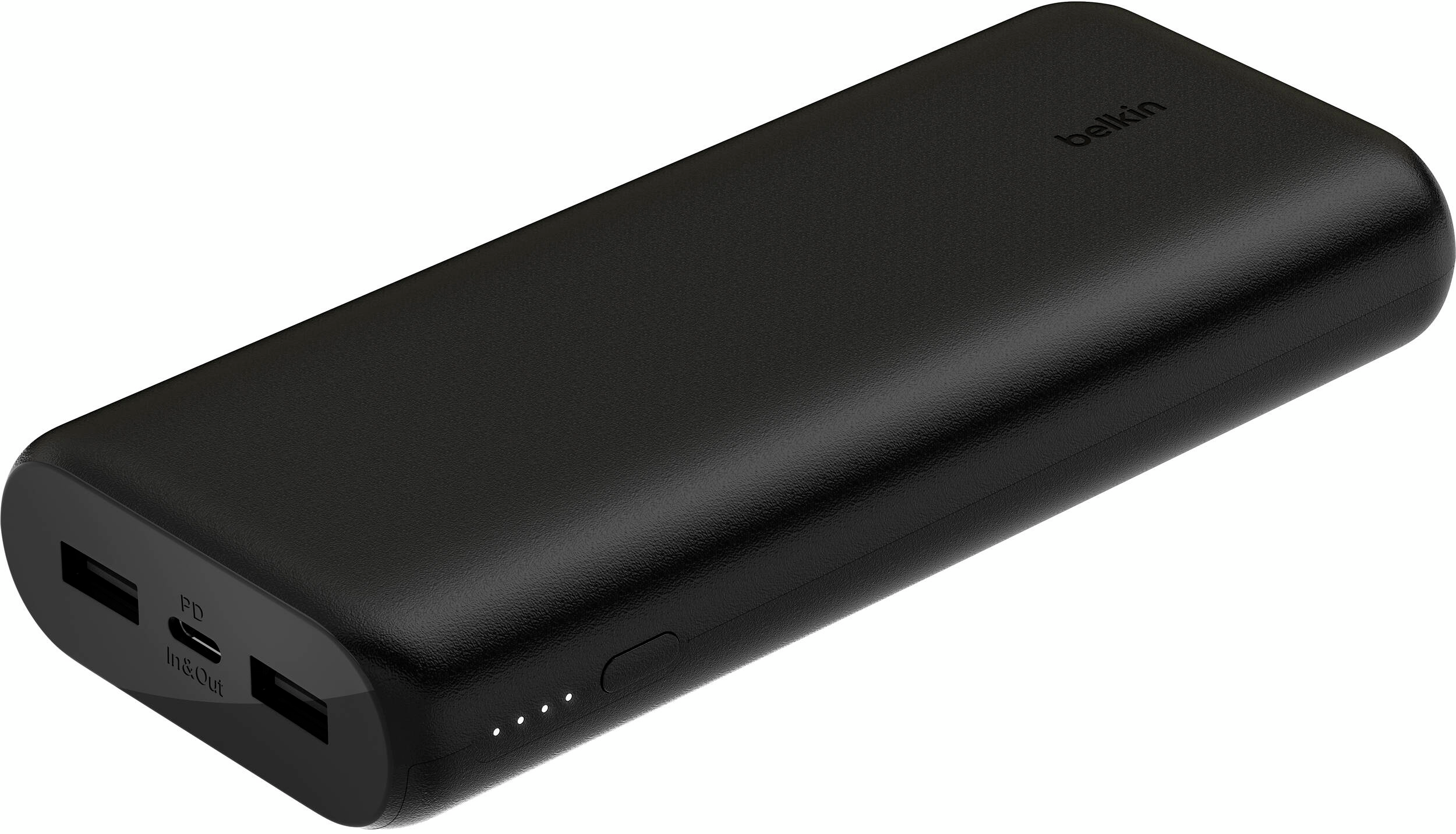 Портативний зарядний пристрій Power Bank Belkin 20000mAh 20Вт 2хUSB-A/USB-C Black (BPB014BTBK)фото6