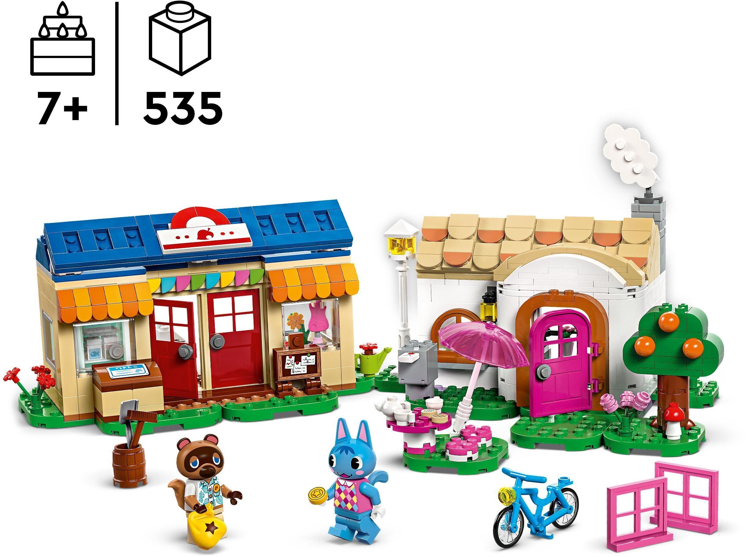 LEGO 77050 Animal Crossing Ятка «Nook's Cranny» й будинок Rosieфото2
