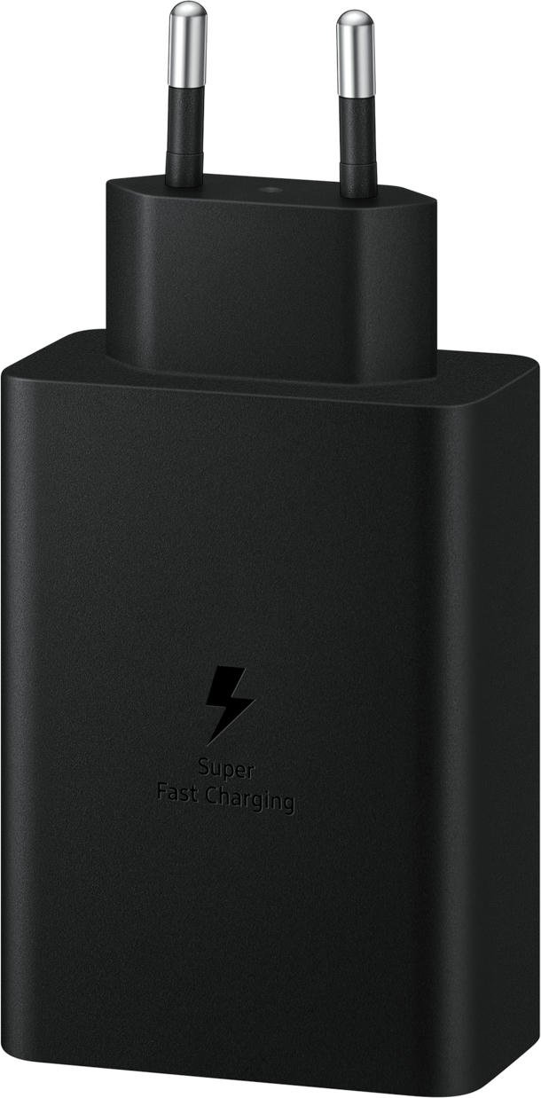 Зарядний пристрій Samsung 65Вт 2xUSB-С PD PPS/USB-A Black (EP-T6530NBEGEU)фото2