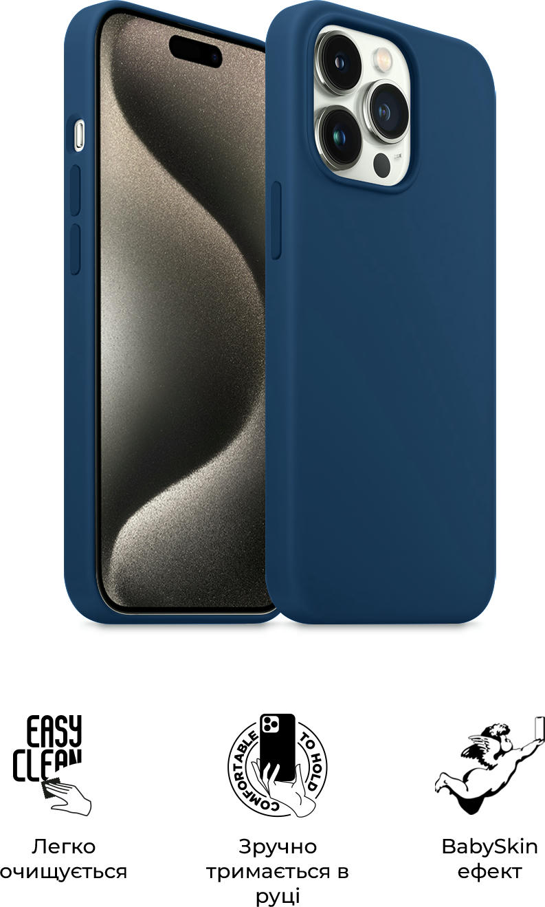 Чехол ArmorStandart ICON2 MagSafe для Apple iPhone 15 Pro Storm Blue (ARM72757) фото 3