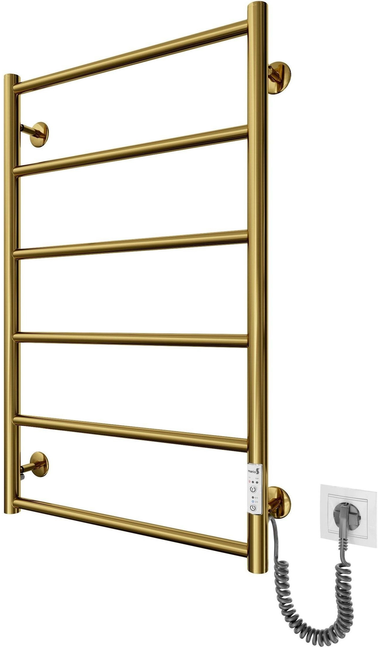 Полотенцесушитель Mario электрический Классик F НР-ITR К, 800х530х75мм (2.3.0703.10.G) фото 4