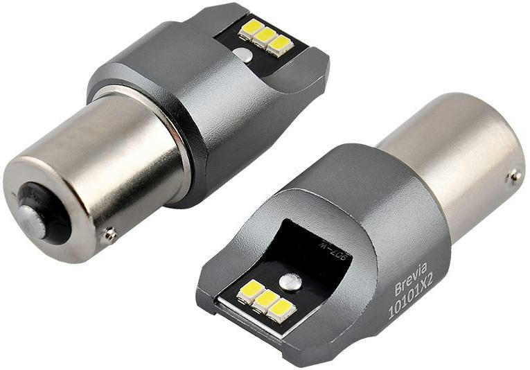 Лампа Brevia LED Power P21W 330Lm 6x3020SMD 12/24V CANbus 2шт (10101X2) фото 4