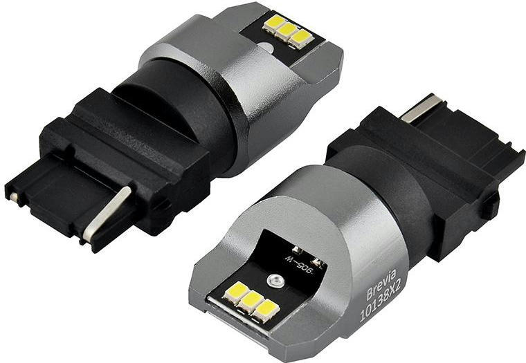 Лампа Brevia LED Power P27W 330Lm 6x3020SMD 12/24V CANbus 2шт (10138X2) фото 4