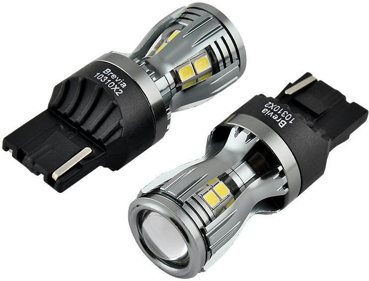 Лампа Brevia LED PowerPro W21W 350Lm 14x2835SMD 12/24V CANbus 2шт (10310X2) фото 3