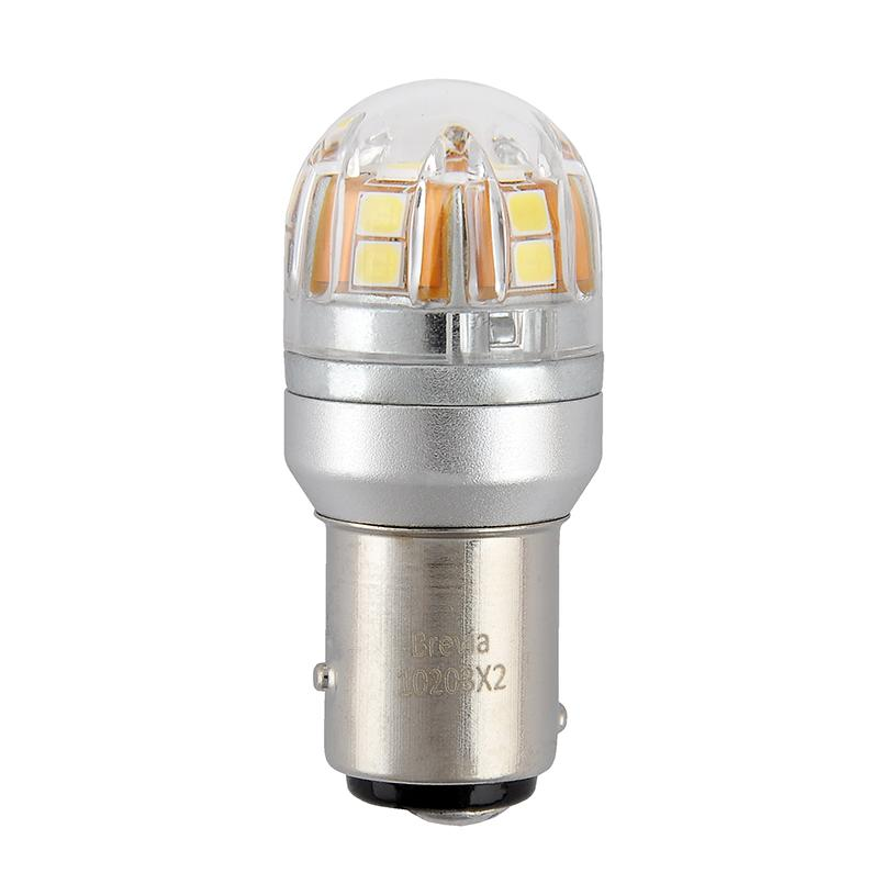 Лампа Brevia LED S-Power P21/5W 330Lm 15x2835SMD 12/24V CANbus 2шт (10203X2)фото5