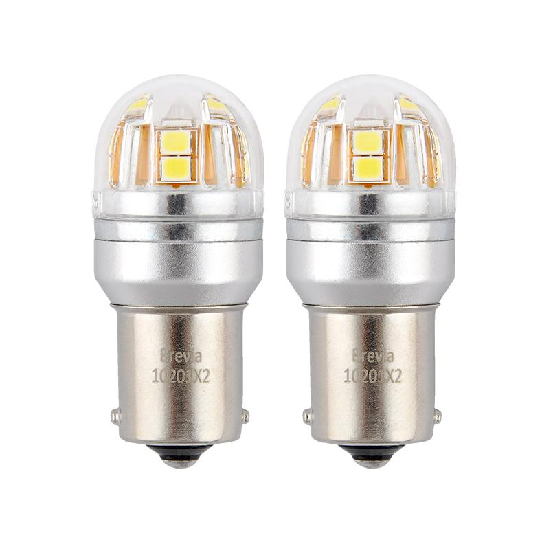 Лампа Brevia LED S-Power P21W 330Lm 15x2835SMD 12/24V CANbus 2шт (10201X2) фото 4