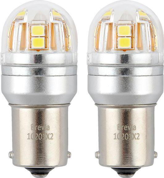 Лампа Brevia LED S-Power P21W 330Lm 15x2835SMD 12/24V CANbus 2шт (10201X2) фото 2