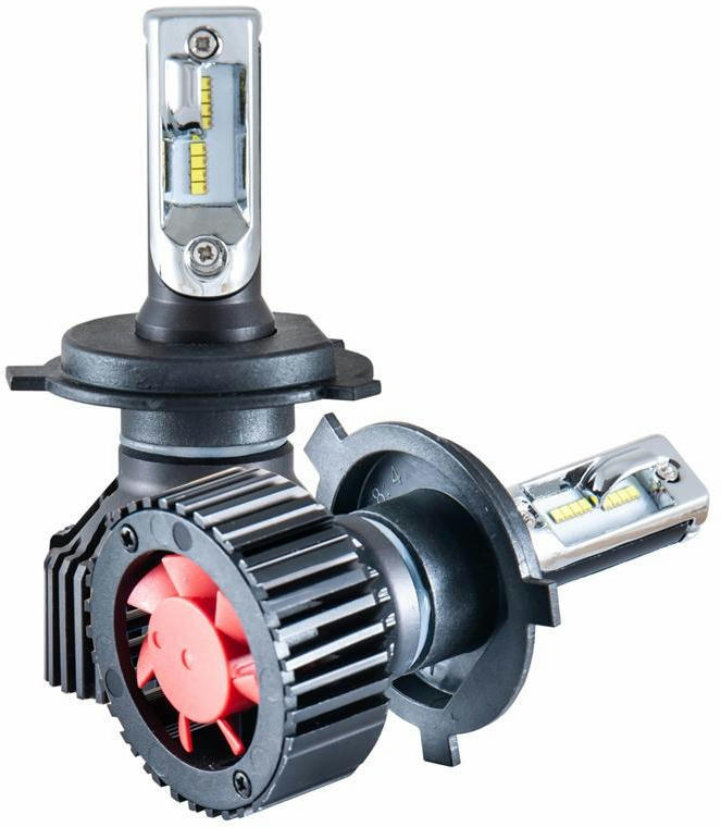 Лампа Solar LED H4 12/24V 6000K 8000Lm 60W ZES (8304)фото