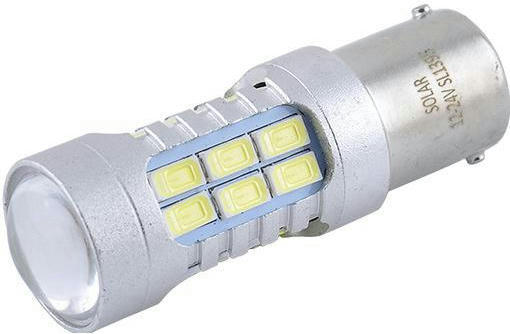 Лампа Solar LED 12-24V S25 BA15s 27SMD Білий 2шт (SL1395)фото