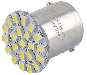 Лампа Solar LED 12V G18.5 BA15s 22SMD Білий 2шт (SL1381)фото