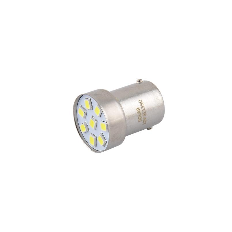 Лампа Solar LED 12V G18.5 BA15s 8SMD Белый 2шт (SL1380) фото 2