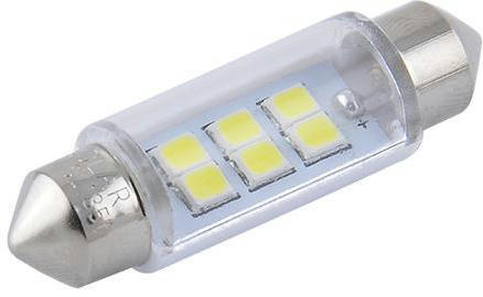 Лампа Solar LED 12V SV8.5 T11x39 6SMD Білий 2шт (SL1351)фото3