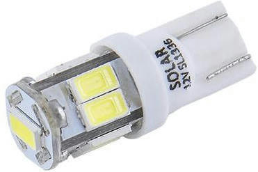 Лампа Solar LED 12V T10 W2.1x9.5d 9SMD Белый 2шт (SL1336) фото 3