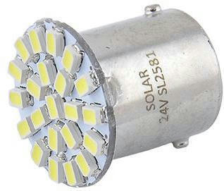 Лампа Solar LED 24V G18.5 BA15s 22SMD Білий 2шт (SL2581)фото