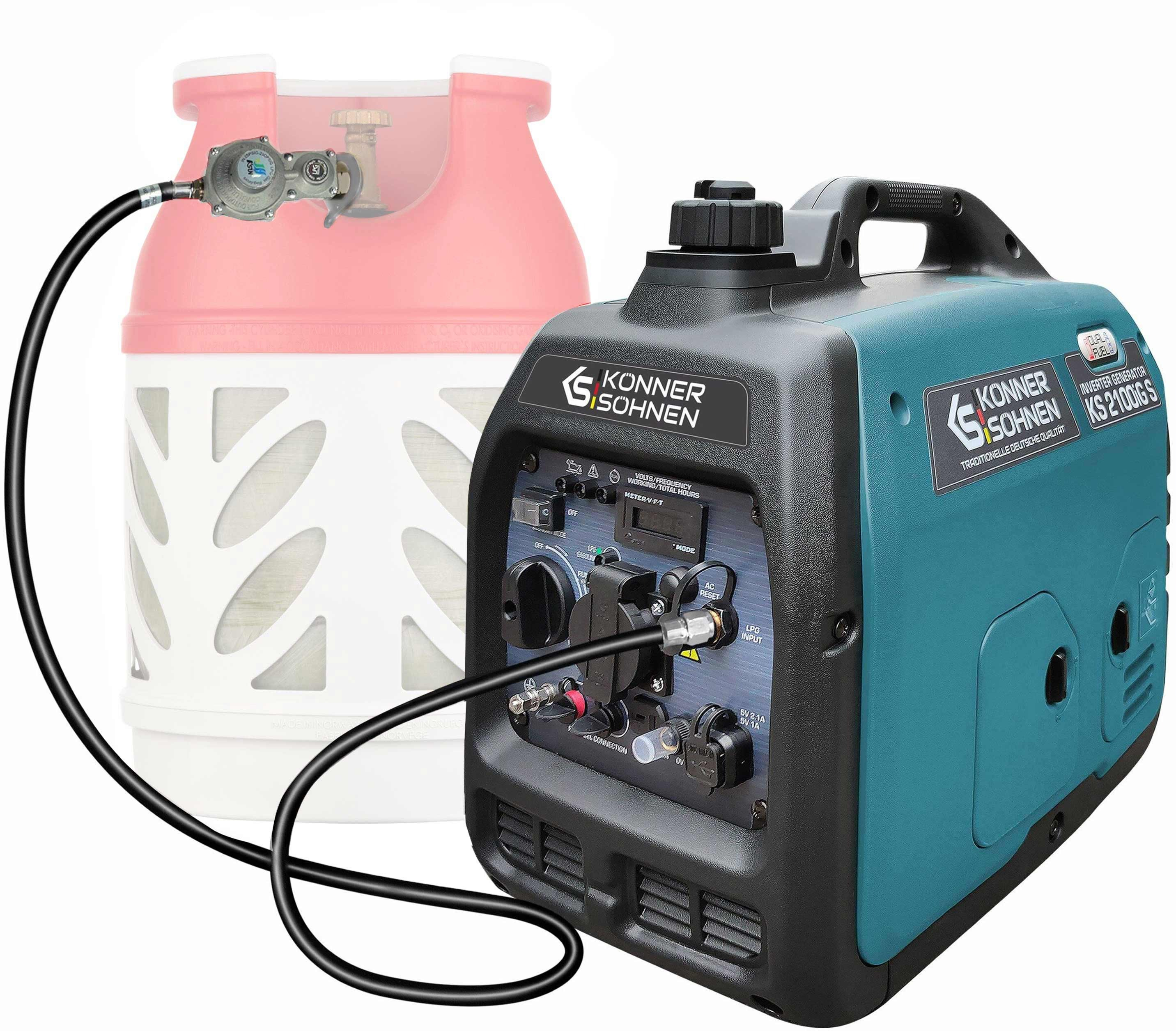 Генератор газо-бензиновий інверторний Konner&amp;Sohnen KS 2100IGS (KS2100IGS)фото