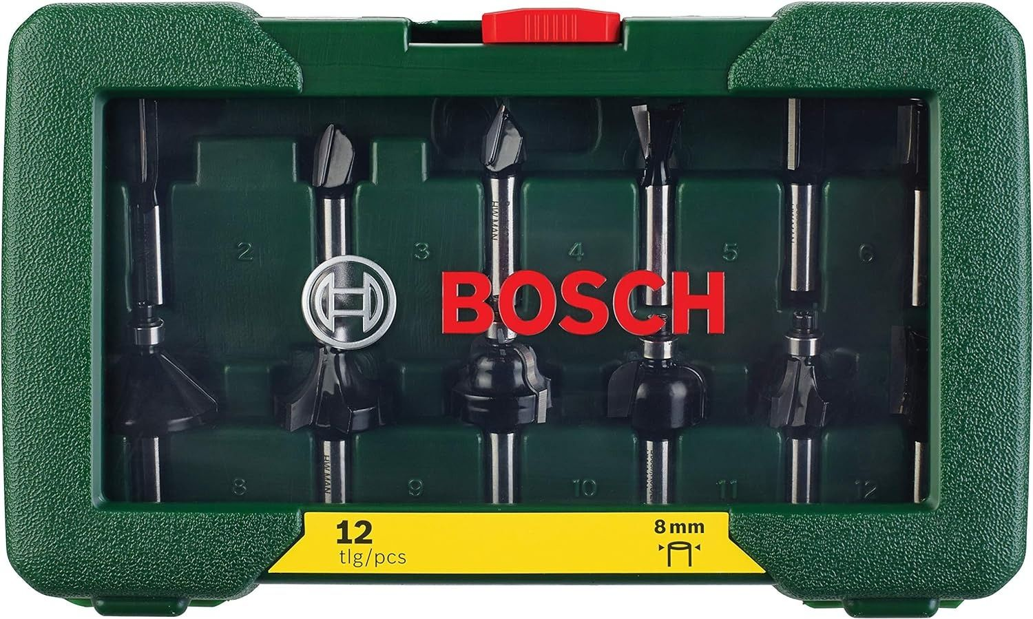 Набір фрез для дерева Bosch Expert for Wood 12шт (2.607.019.466)фото3