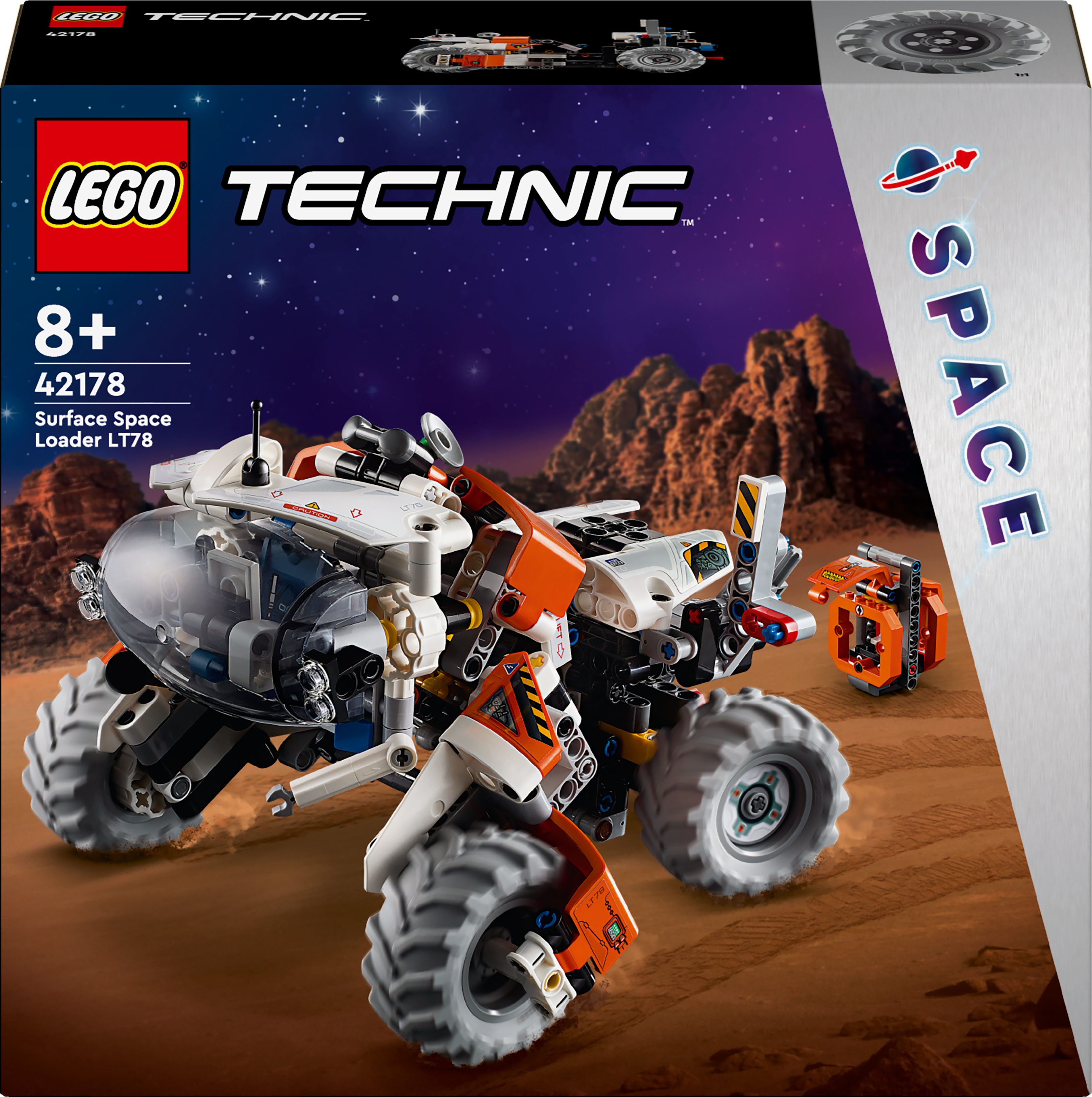 Конструктор LEGO Technic Космічний колісний навантажувач LT78 (42178)фото2