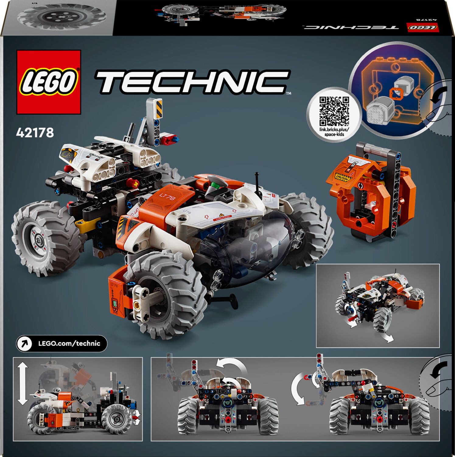 LEGO 42178 Technic Космічний колісний навантажувач LT78фото