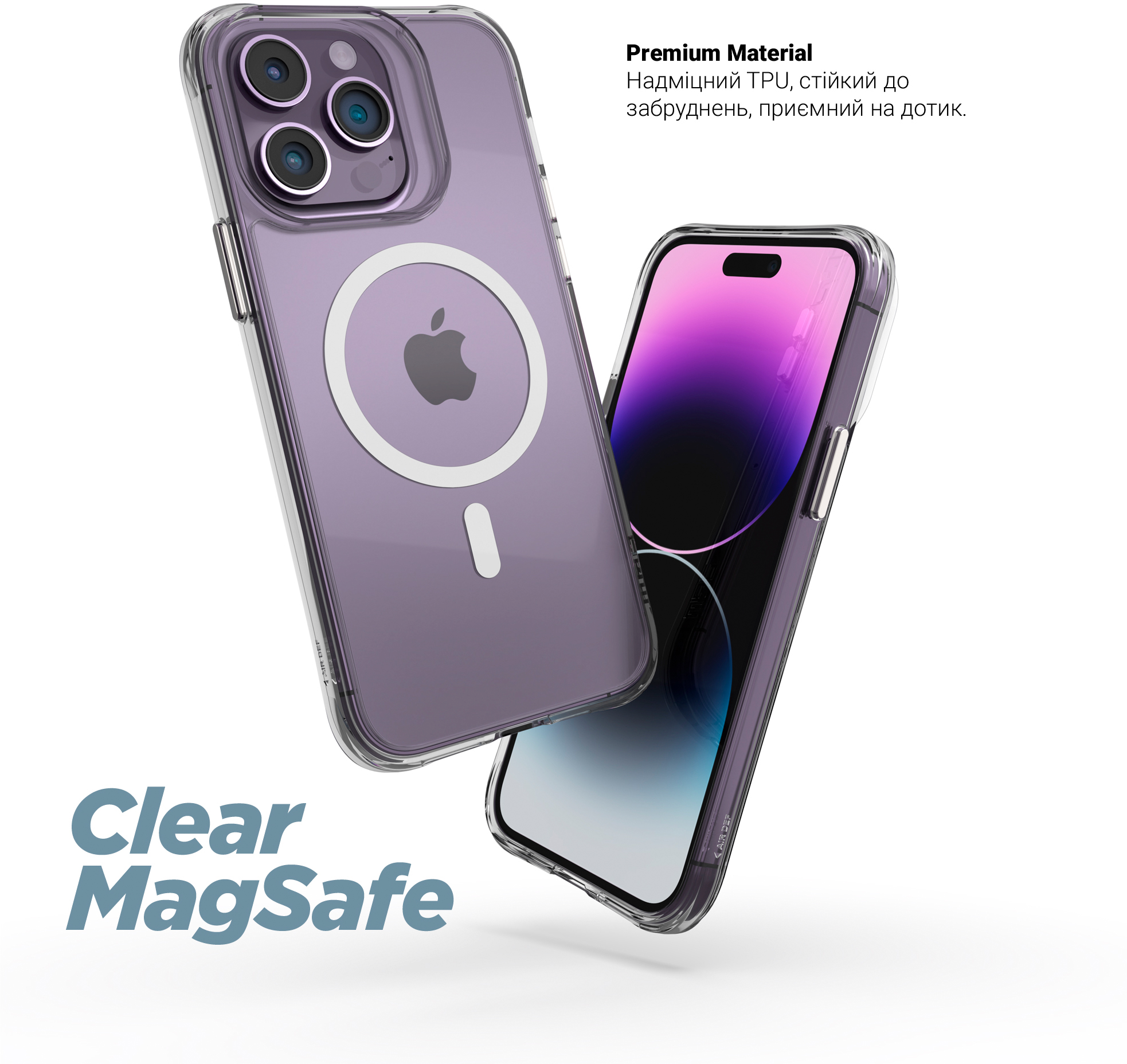 Чохол ArmorStandart Clear Magsafe для Apple iPhone 13 Tansparent (ARM68050)фото5
