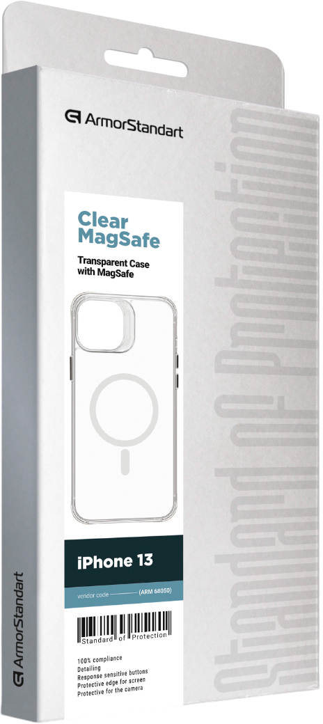 Чохол ArmorStandart Clear Magsafe для Apple iPhone 13 Tansparent (ARM68050)фото3