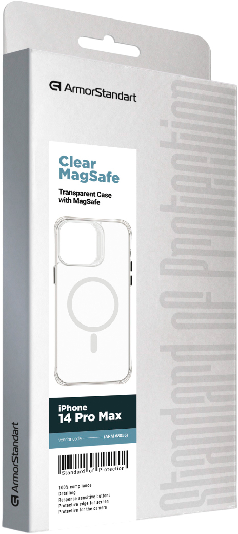 Чехол ArmorStandart Clear Magsafe для Apple iPhone 14 Pro Max Tansparent (ARM68056) фото 3