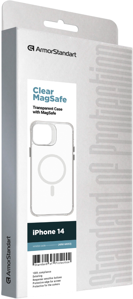 Чехол ArmorStandart Clear Magsafe для Apple iPhone 14 Tansparent (ARM68053) фото 3