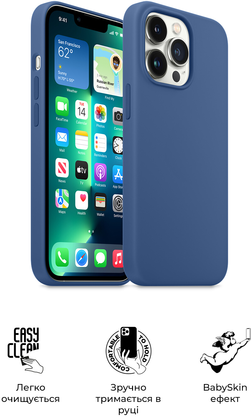 Чохол ArmorStandart ICON2 Case для Apple iPhone 13 Pro Blue Jay (ARM60486)фото5