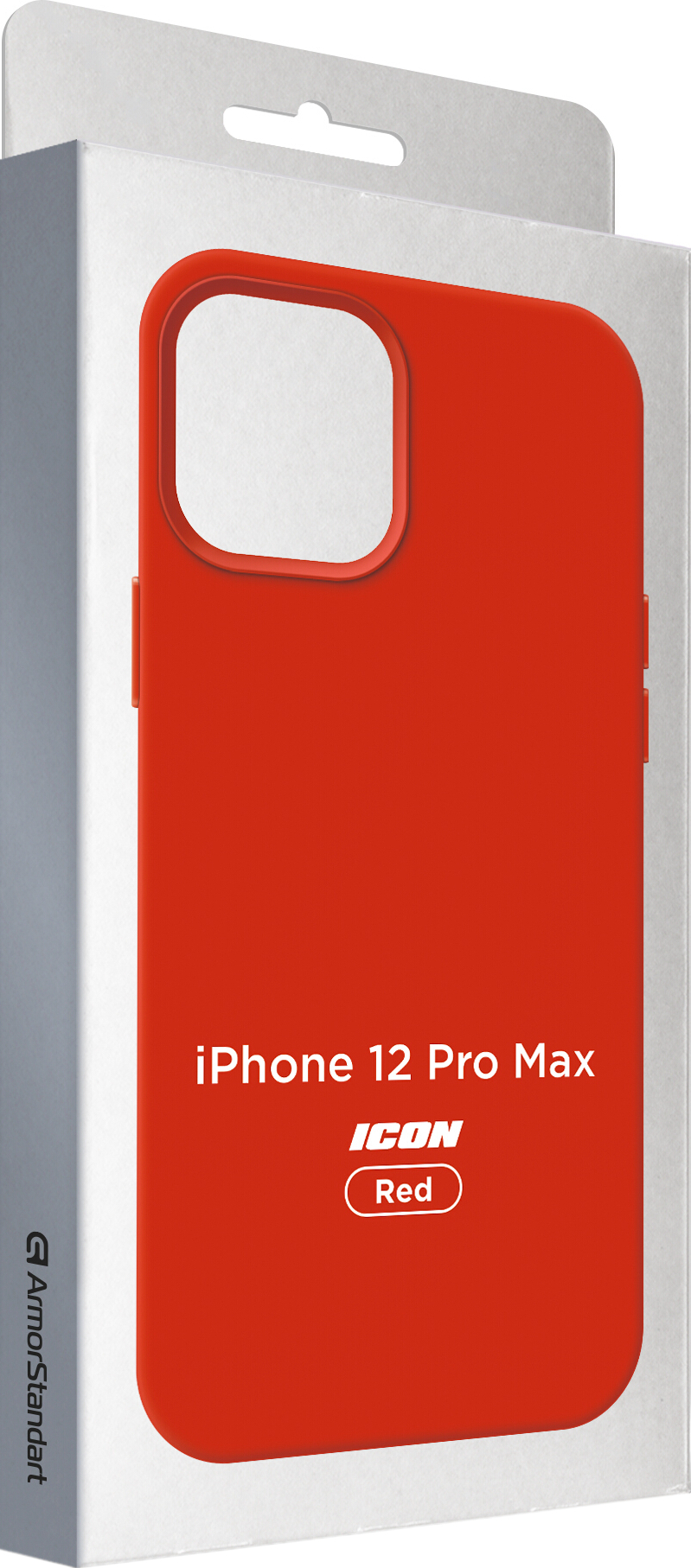 Чехол ArmorStandart ICON2 Case для Apple iPhone 12 Pro Max Red (ARM60576) фото 3