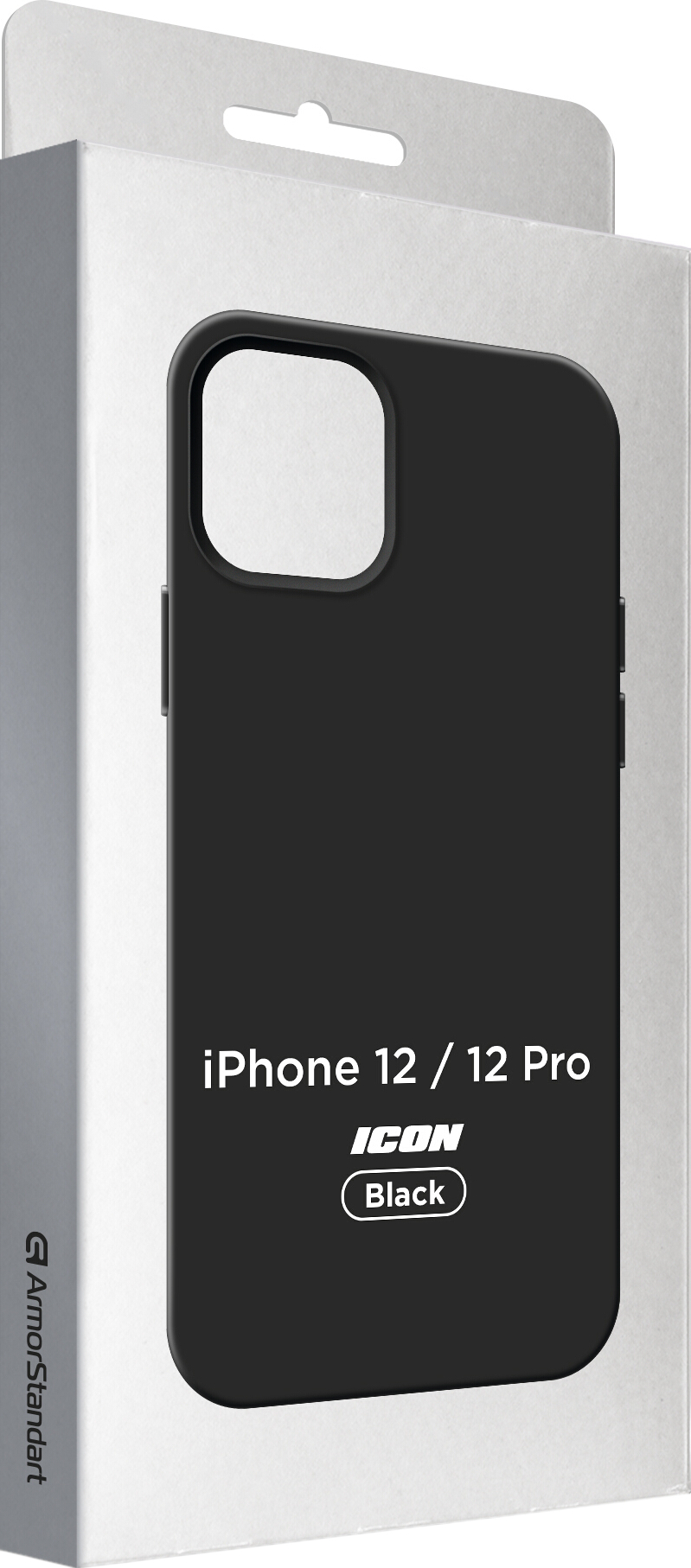 Чехол ArmorStandart ICON2 Case для Apple iPhone 12/12 Pro Black (ARM60577) фото 3