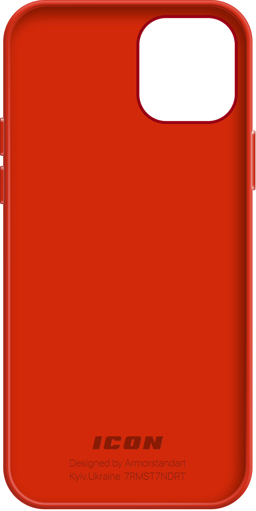 Чехол ArmorStandart ICON2 Case для Apple iPhone 12/12 Pro Red (ARM60585) фото 2