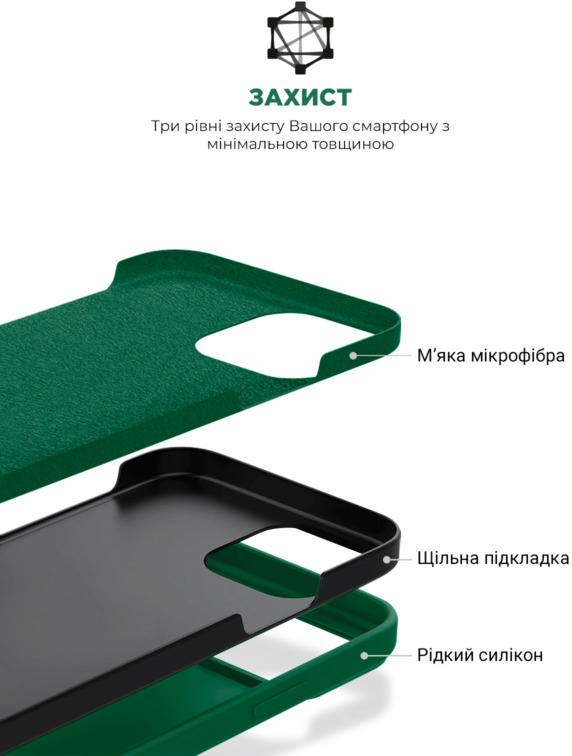 Чехол ArmorStandart ICON2 MagSafe для Apple iPhone 14 Pro Max Olive (ARM68415) фото 6