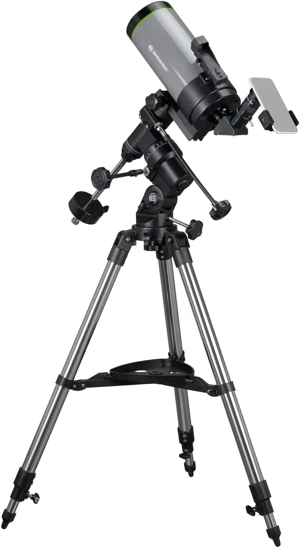 Телескоп Bresser FirstLight MAC 100/1400 EQ3 с адаптером для смартфона (9621802) фото 3