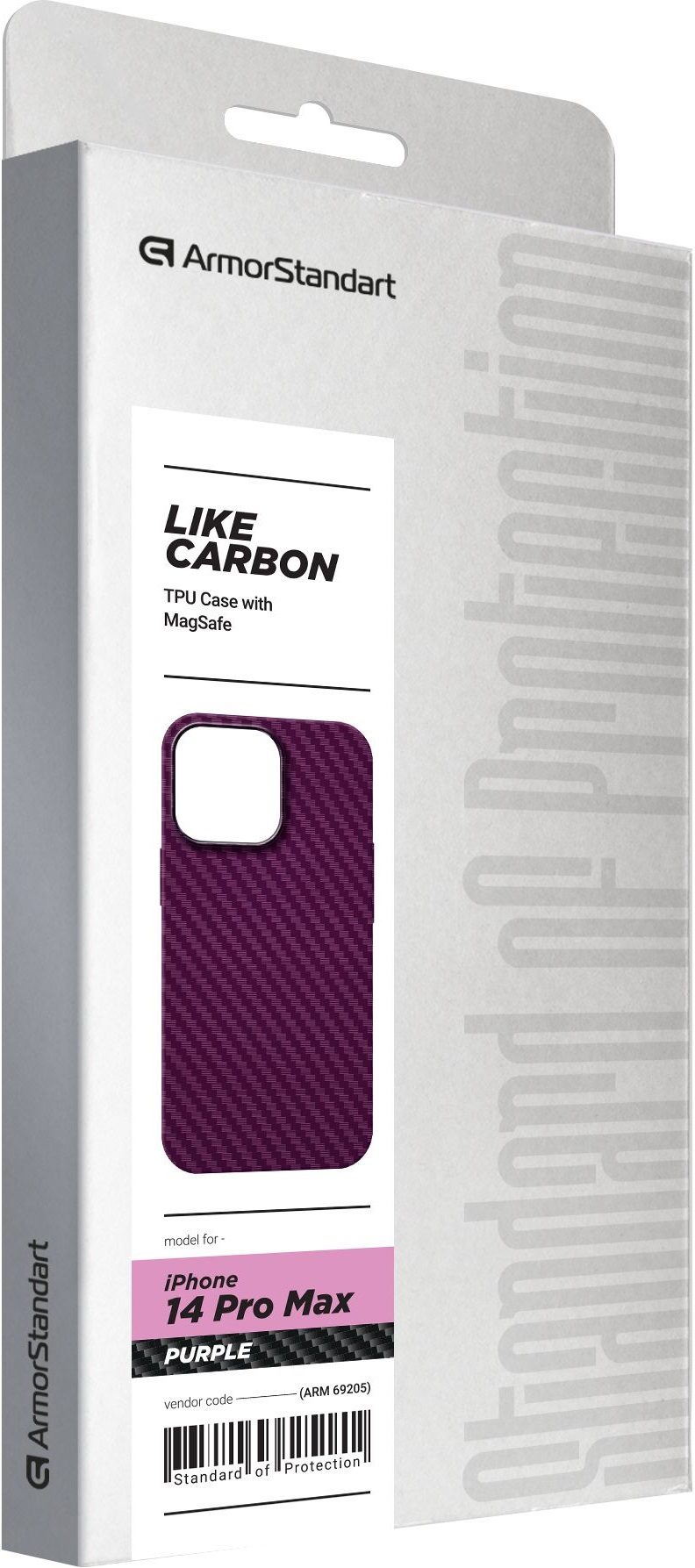 Чехол ArmorStandart LikeCarbon MagCase для Apple iPhone 14 Pro Max Purple (ARM69205) фото 2