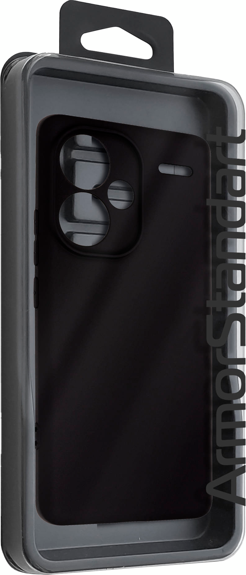Чохол ArmorStandart Matte Slim Fit для Xiaomi Redmi Note 13 Pro+ 5G Camera cover Black (ARM71860)фото3